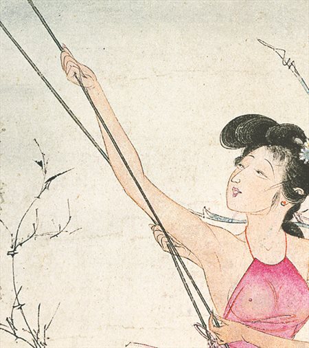 冷水江-胡也佛的仕女画和最知名的金瓶梅秘戏图